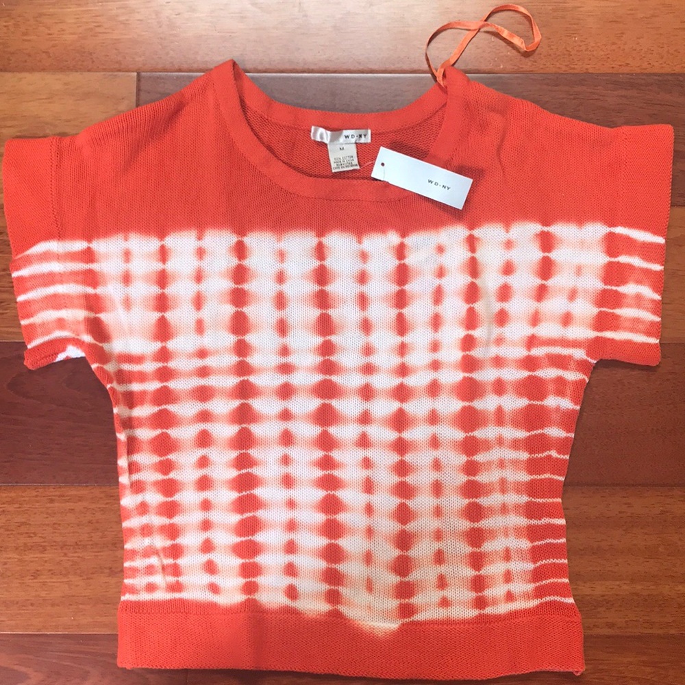 WD.NY knit top - M. 100% cotton